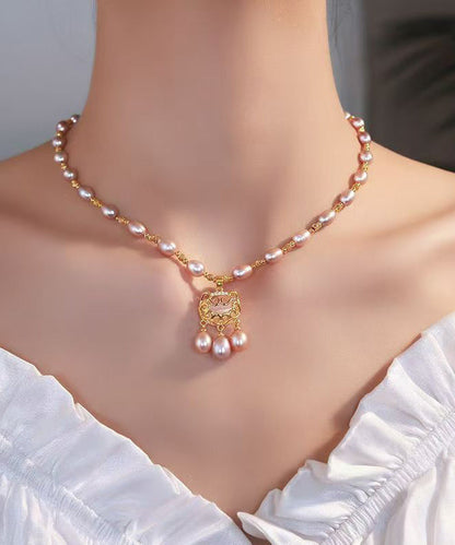 Hellvioletter Safe mit Überzug aus Sterlingsilber mit modischer Perle