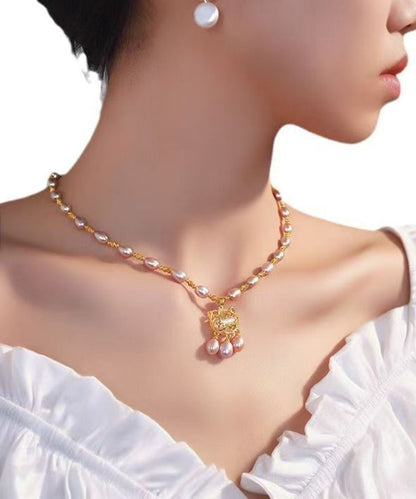 Hellvioletter Safe mit Überzug aus Sterlingsilber mit modischer Perle