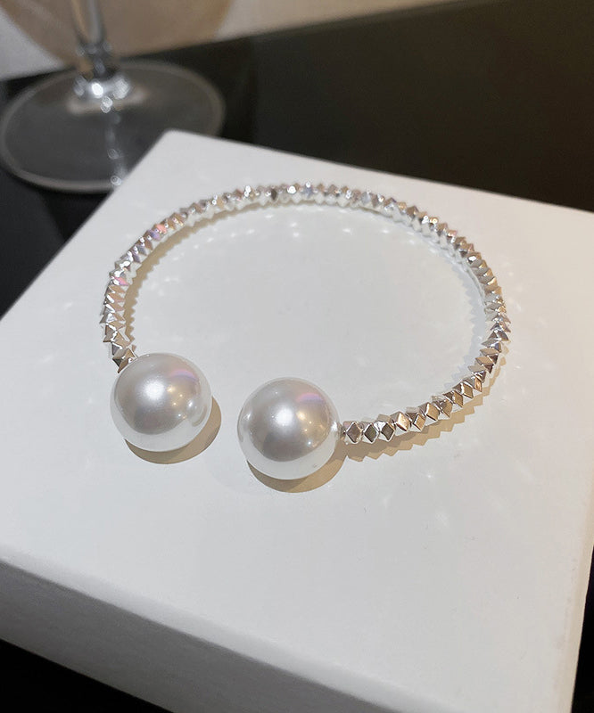 Mode Seide Kupfer Legierung Perle Choker YU020