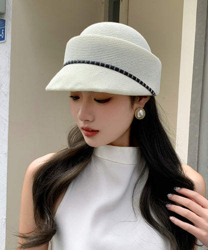 Sun Hat Knit Yellow Thin Breathable Fashion