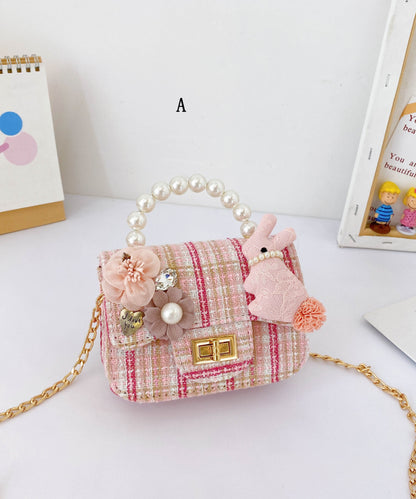 Sac messager à la mode pour enfants et filles, mini sac à ongles avec perles IU017