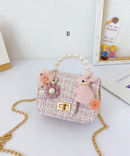 Sac messager à la mode pour enfants et filles, mini sac à ongles avec perles IU017