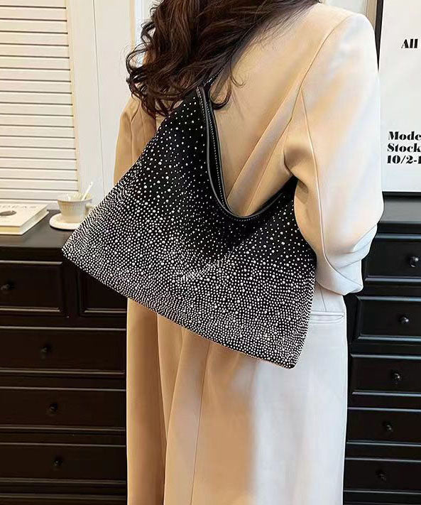 Fashionable Green Zircon Large Capacity Shoulder Bag GG090