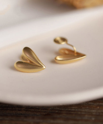 Boucles d'oreilles LoveStud en or et cuivre, alliage fin