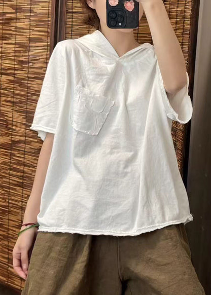 Baumwolle Fein Kapuze Sommer Tanks Tasche Grün