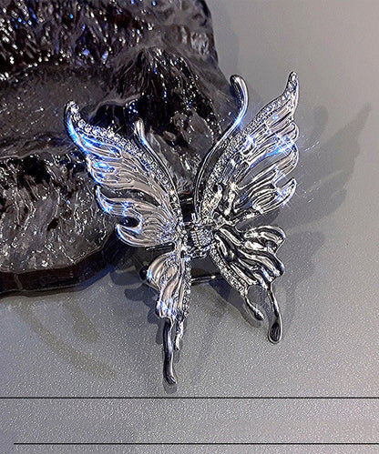 Feine Metall Zirkon Schmetterling Hai Haarnadel YD011