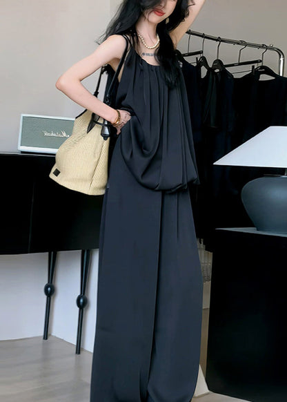 Outfits Schulter Rot Sommer Eis Feine Set Stück Kalte Seide Zwei