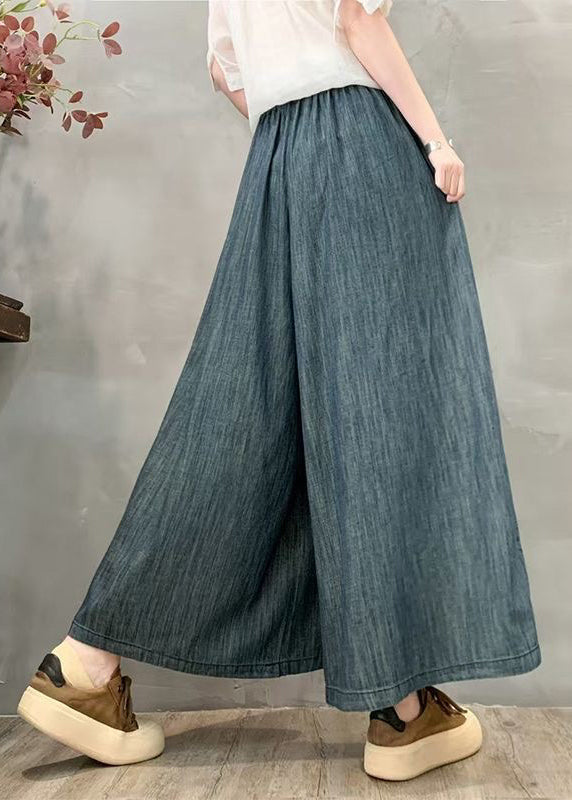 Pantalon en jean surdimensionné pour l'été, large, patchwork, à carreaux, ajusté