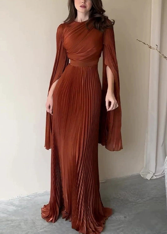 Leichtes Partykleid aus französischer Baumwolle mit faltiger Taille, blau, hoher Frühling
