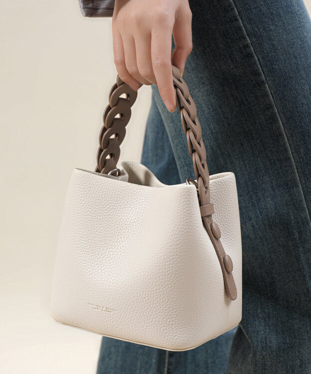 Sac à main en cuir fait main, fourre-tout polyvalent, similicuir jaune
