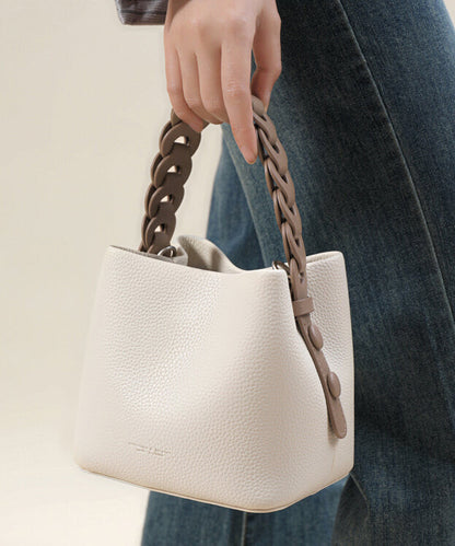 Sac à main en cuir fait main, fourre-tout polyvalent, similicuir jaune