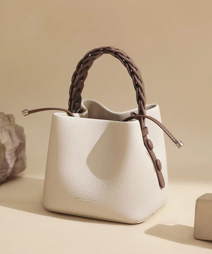 Sac à main en cuir fait main, fourre-tout polyvalent, similicuir jaune