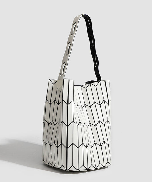 Japanese Style Fashion Geometric Diamond Grid Shoulder Bag II035