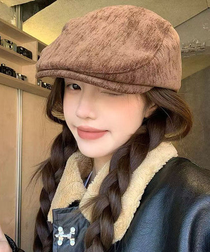 Chapeau polyvalent style coréen en forme de langue de canard Camel RB049
