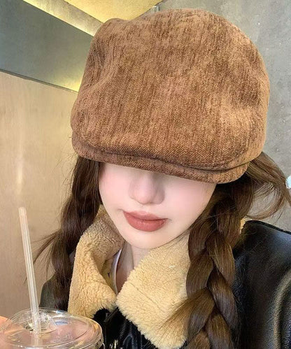Chapeau polyvalent style coréen en forme de langue de canard Camel RB049