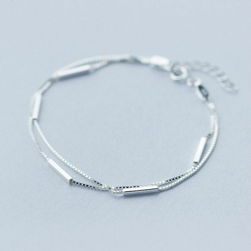 Bracelet Bar Silver 925 Sterling Segment