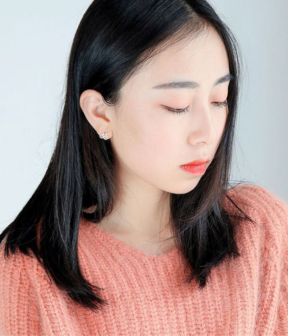 925 Silver Sterling Bicycle Earring