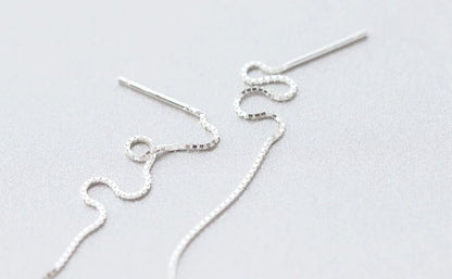 Sterling Earring Silver 925 Leaf Drop