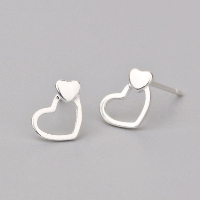 Heart 925 Earring Sterling Silver