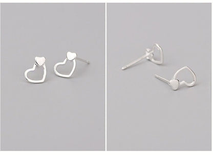 Heart 925 Earring Sterling Silver