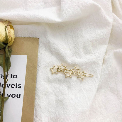 Hair Alloy Clip Star