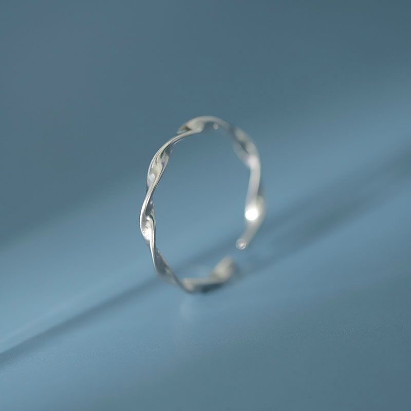 Silver Twisted Ring Sterling