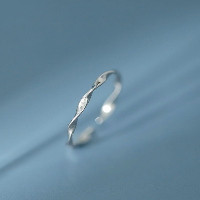 Silver Twisted Ring Sterling