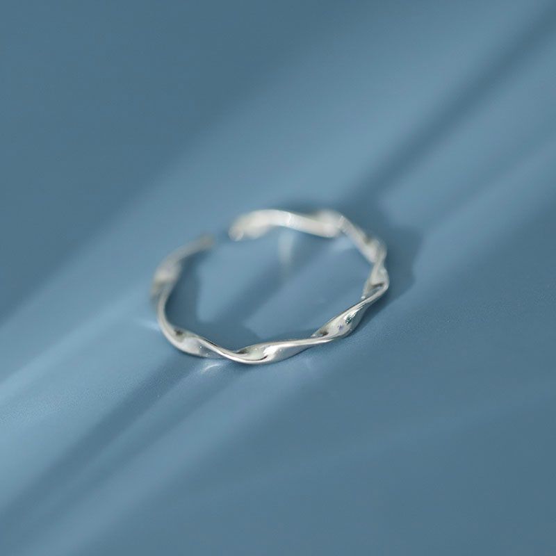 Silver Twisted Ring Sterling