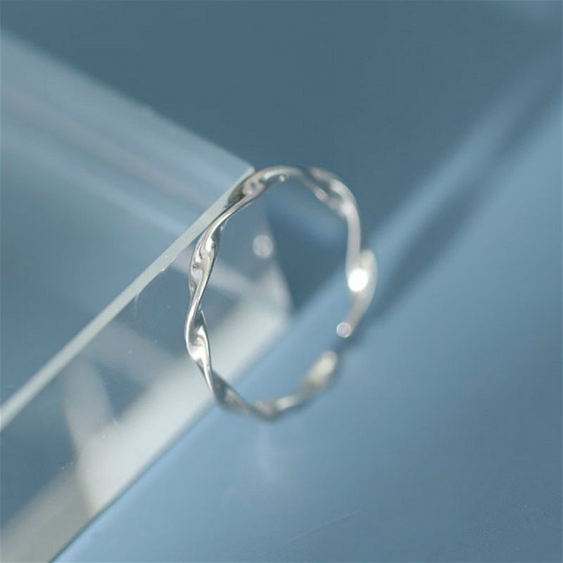 Silver Twisted Ring Sterling