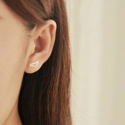 Wings Silver Earring Sterling