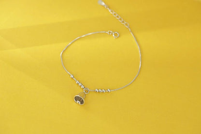 Sterling Bracelet Bell Silver