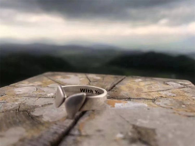 Open Butterfly Silver Ring Sterling