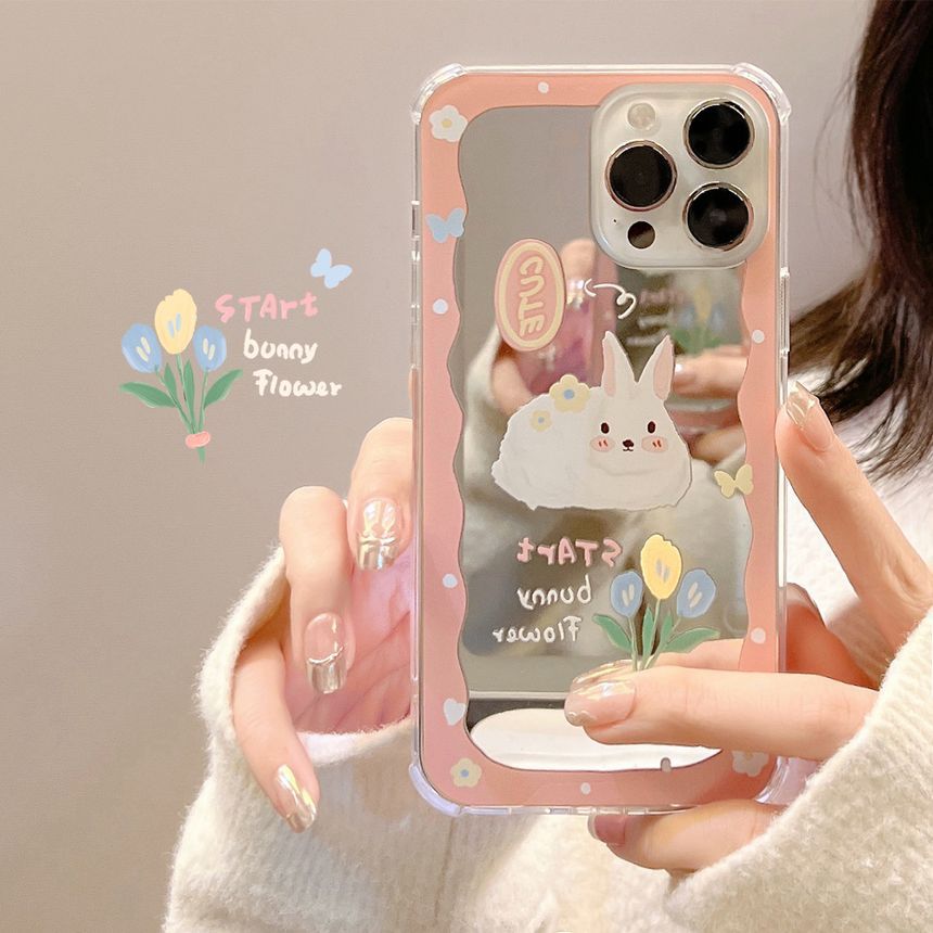 Phone Mirrored Rabbit Case