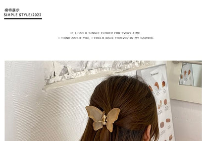 Mesh Butterfly Hair Claw