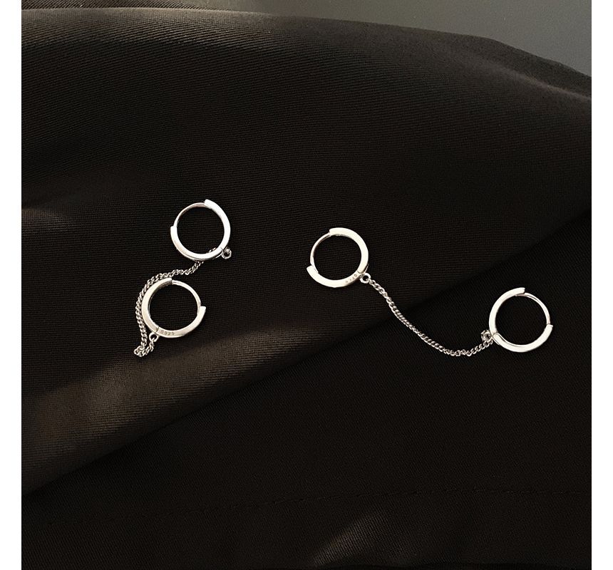 Double Hoop Piercing Earring