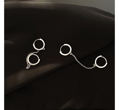 Double Hoop Piercing Earring