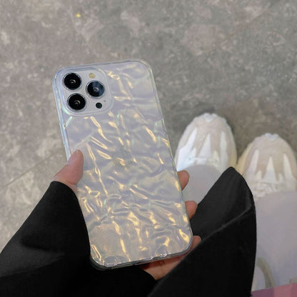 Textured Transparent Case Phone