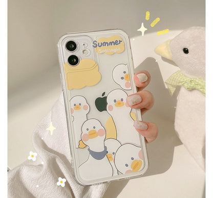 Case Transparent Phone Duck
