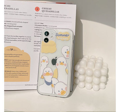 Case Transparent Phone Duck