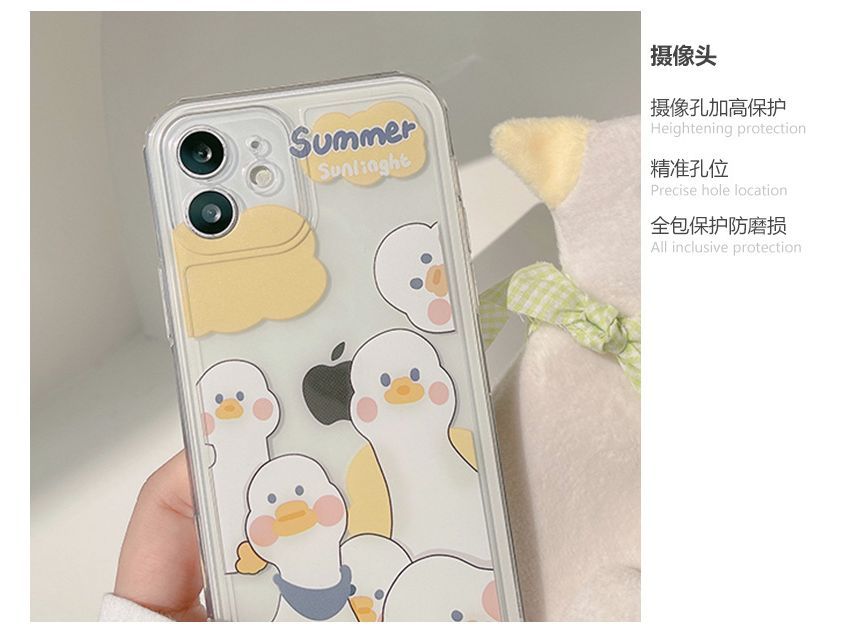 Case Transparent Phone Duck