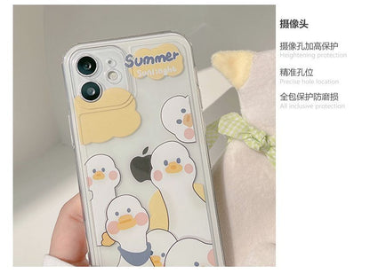 Case Transparent Phone Duck