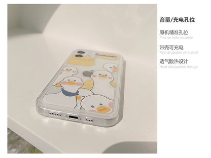Case Transparent Phone Duck