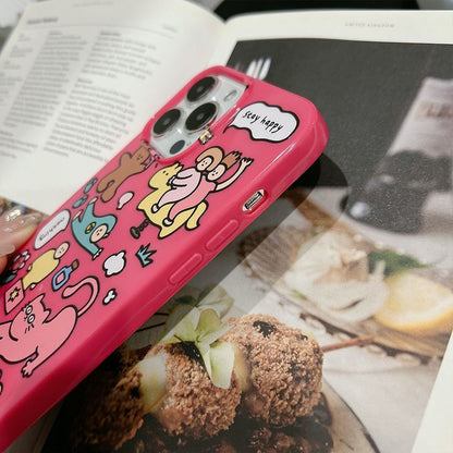 Coque de téléphone à motif de dessin animé