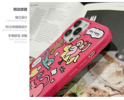 Coque de téléphone à motif de dessin animé