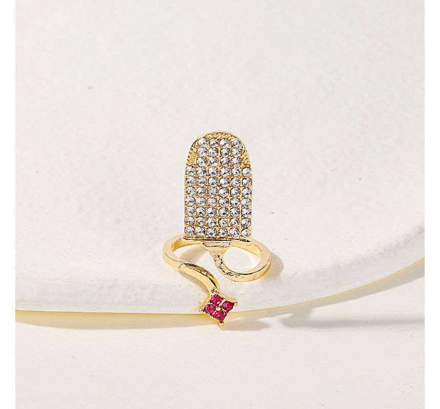 Strassglasur-Nagelring