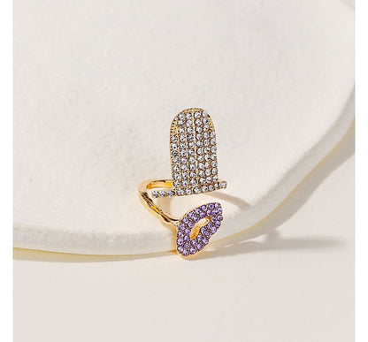 Strassglasur-Nagelring