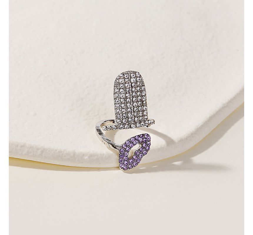 Strassglasur-Nagelring