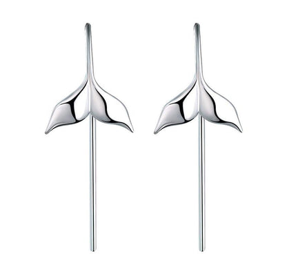 Earring Tail Fish Drop