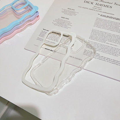Case Phone Wavy Transparent