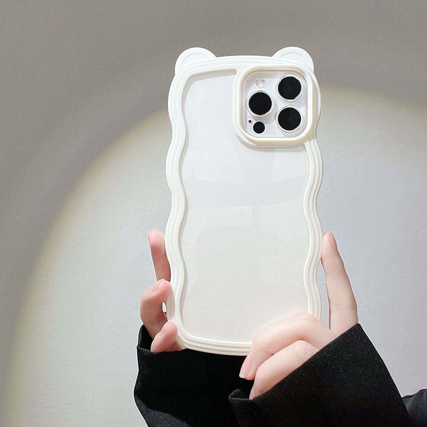 Case Phone Wavy Transparent